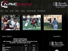 Tablet Screenshot of amctigerclub.site.webmakerx.net